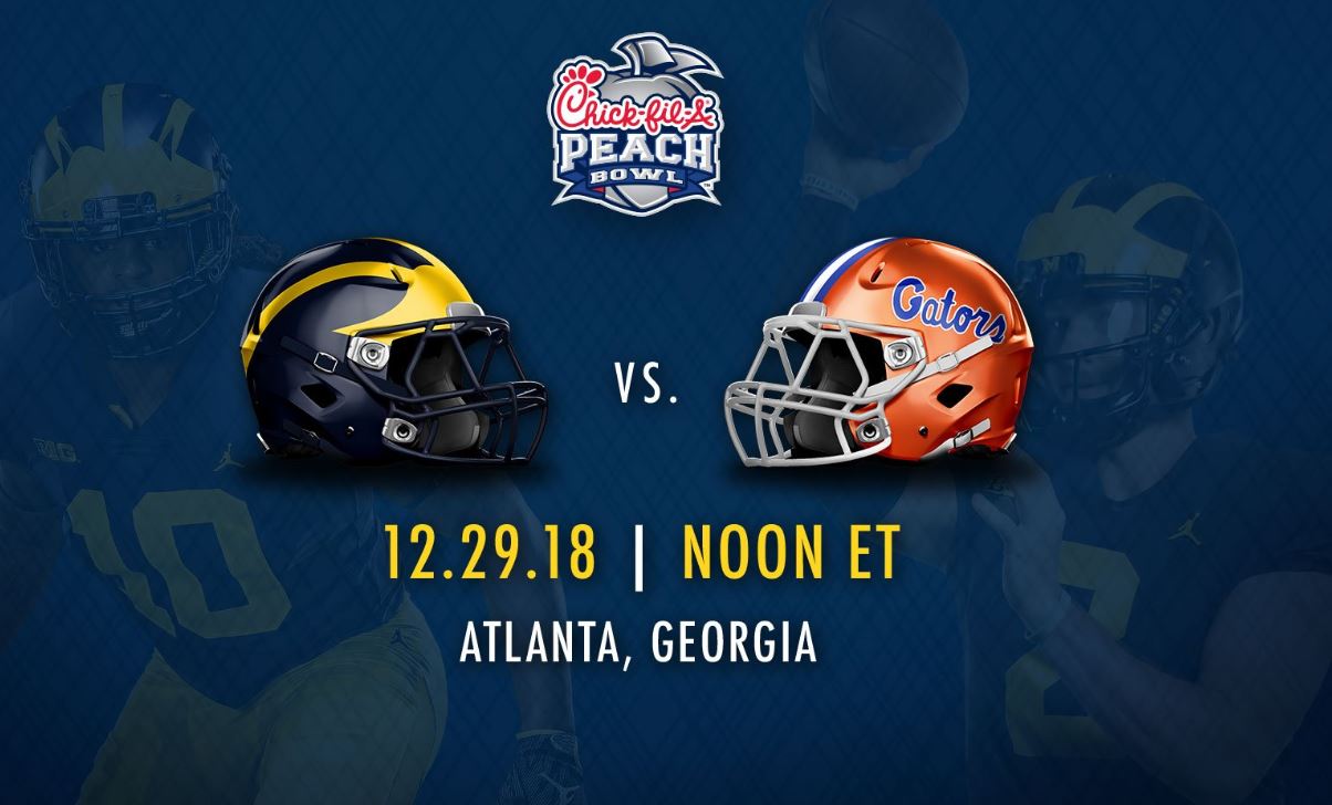 Michigan Heads to Atlanta to Play Florida in the Peach Bowl MGoFish